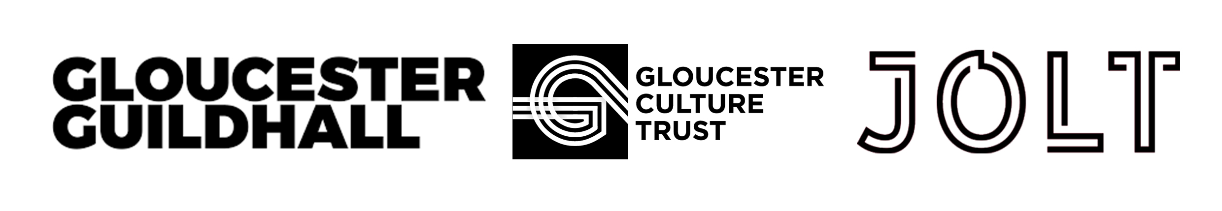 gloucester guildhall, jolt and gloucester culture trust logos