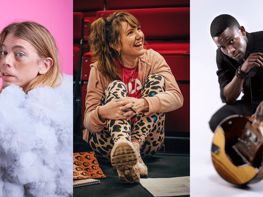 Side-by-side images of Tom Marshman, Florence Espeut-Nickless and John Pfumojena